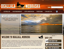 Tablet Screenshot of ogallala-ne.gov